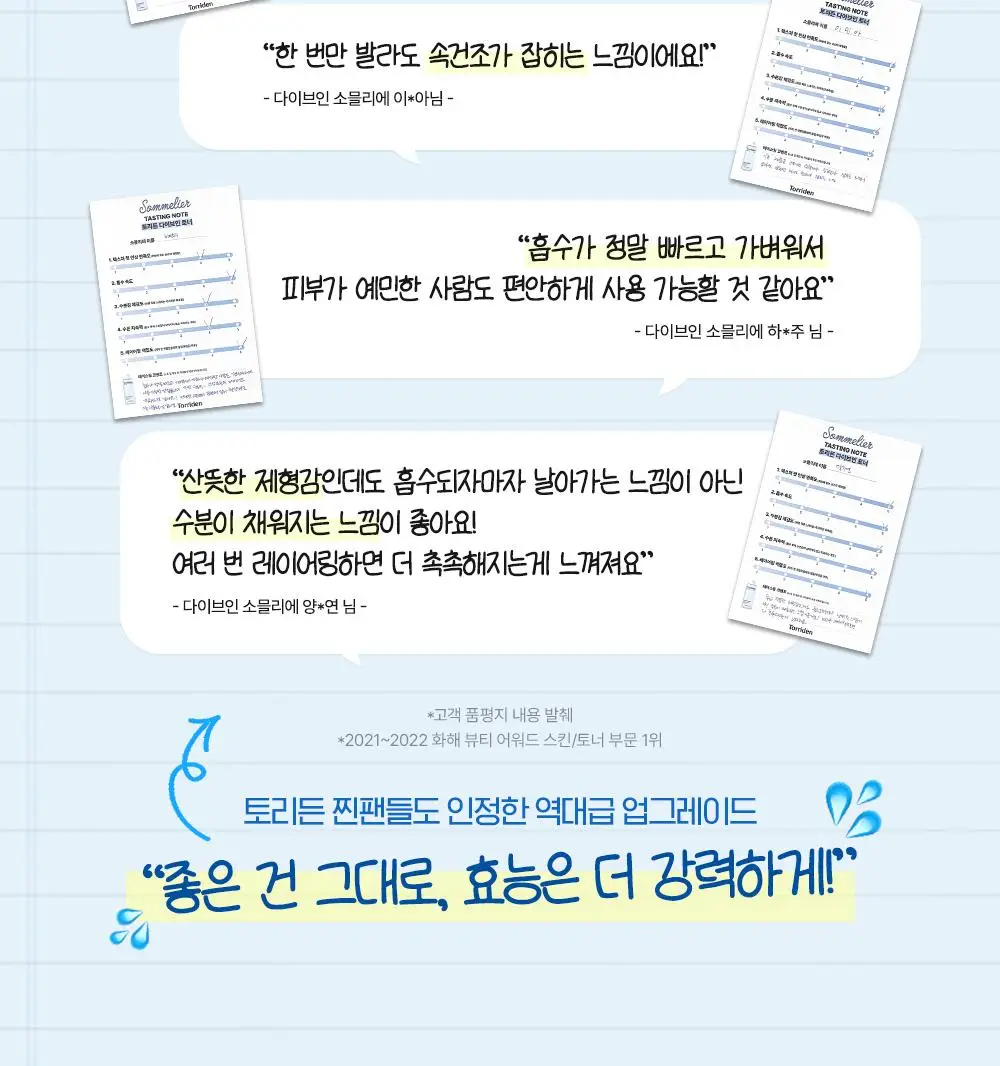 [NEW] 토리든 다이브인 저분자 히알루론산 토너 300ml 기획 (+100ml) 상세페이지 4